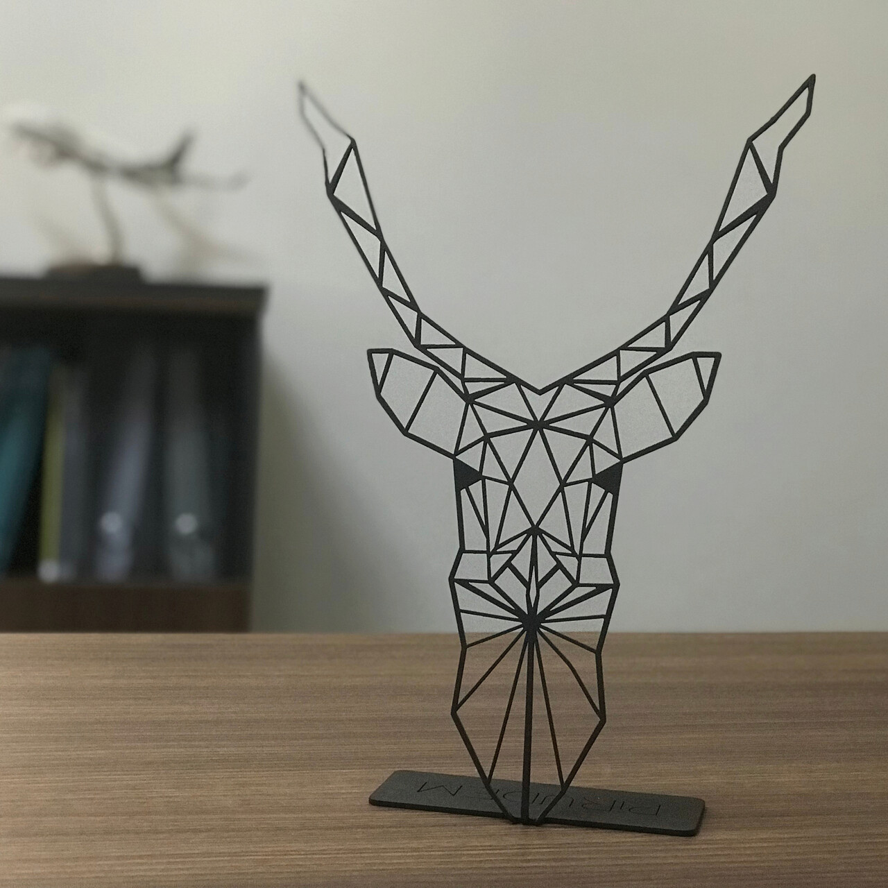 Decoratiune, Geyik Pod, 20x30 cm, Negru - imagine 3